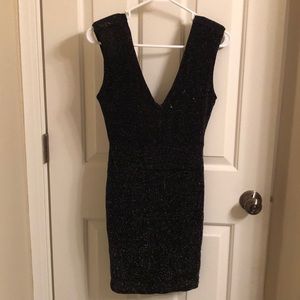 Sparkly Black Cocktail Dress!